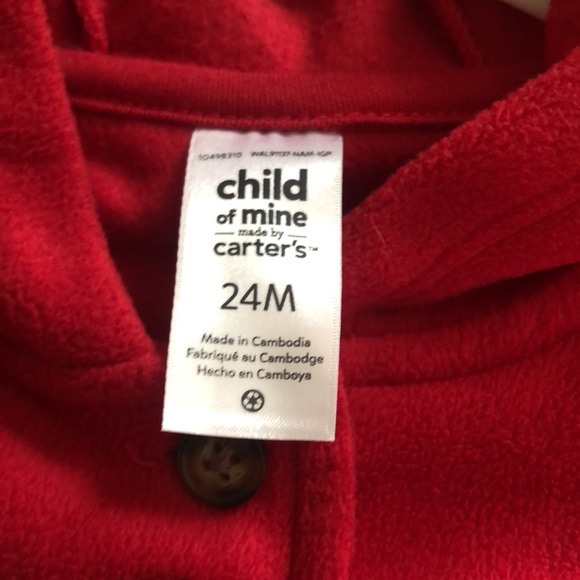Carters 24month red jacket - Picture 3 of 5